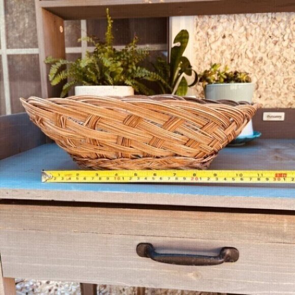 Woven Vintage Boho Baskets Plants - Picture 4 of 16